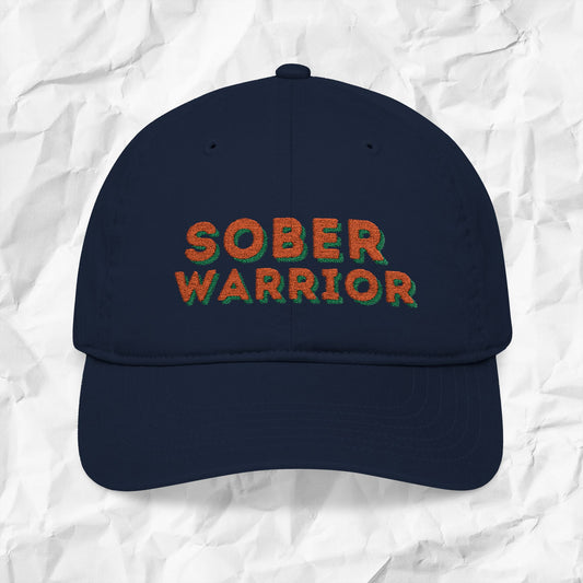 Sober Warrior Hat – Embroidered Sobriety Cap | Sober Life Gift | Recovery Warrior Hat | Clean & Sober Dad Hat | Unisex Sobriety Apparel