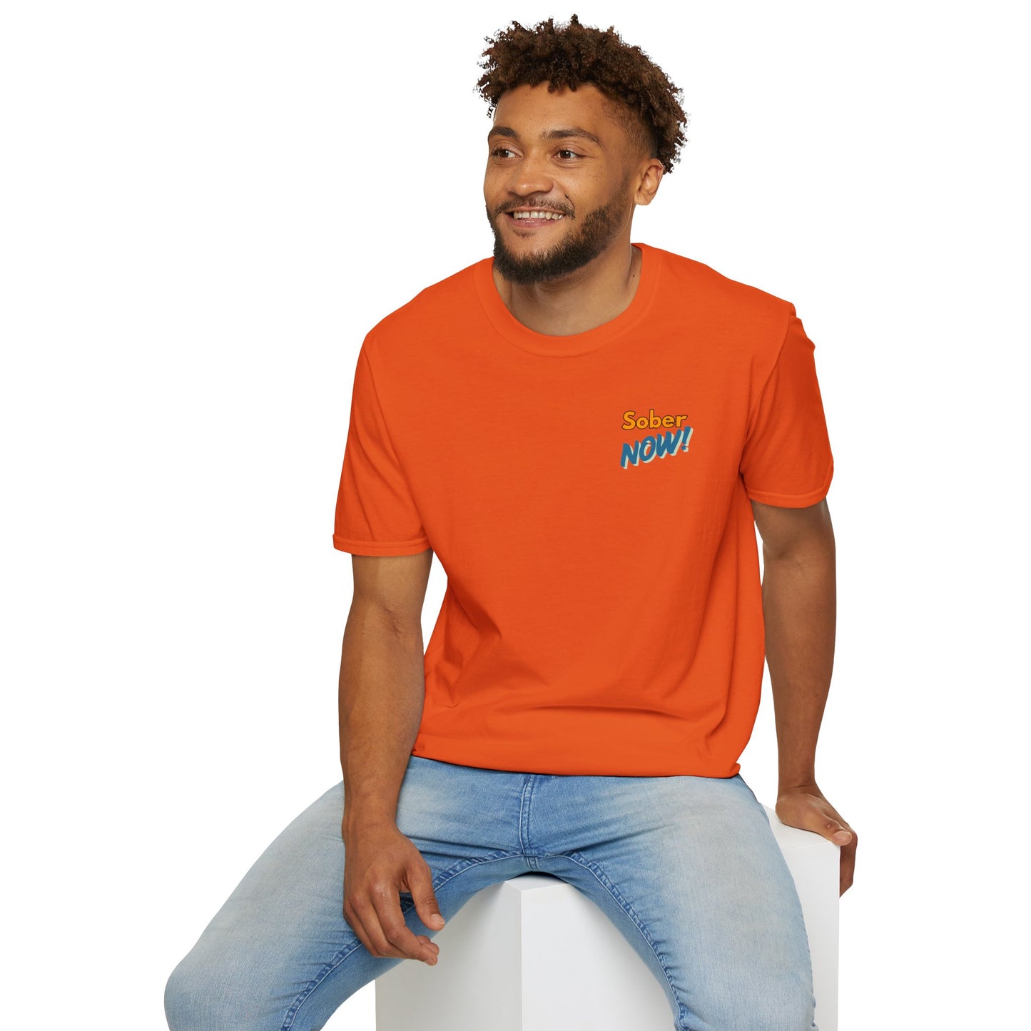 Sober Dad T-Shirt | Sober Now Graphic Tee | Sobriety Gift for Men | Recovery Shirt | Inspirational Sobriety Apparel | Clean & Sober Clothing