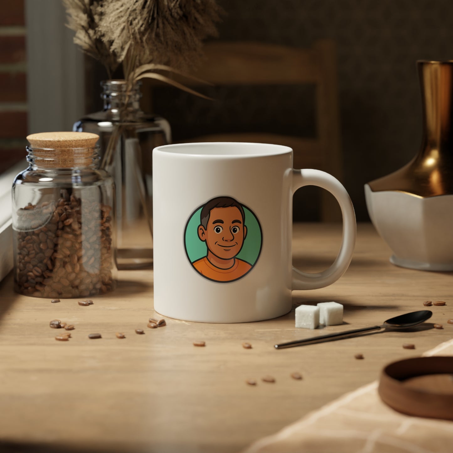 Sober Dad Mug ☕ | Sobriety Gift for Men 💪 | Recovery Coffee Cup 🎁 | Inspirational Sobriety Quote Mug | AA NA Support Gift for Dader and Proud - Ceramic Mug
