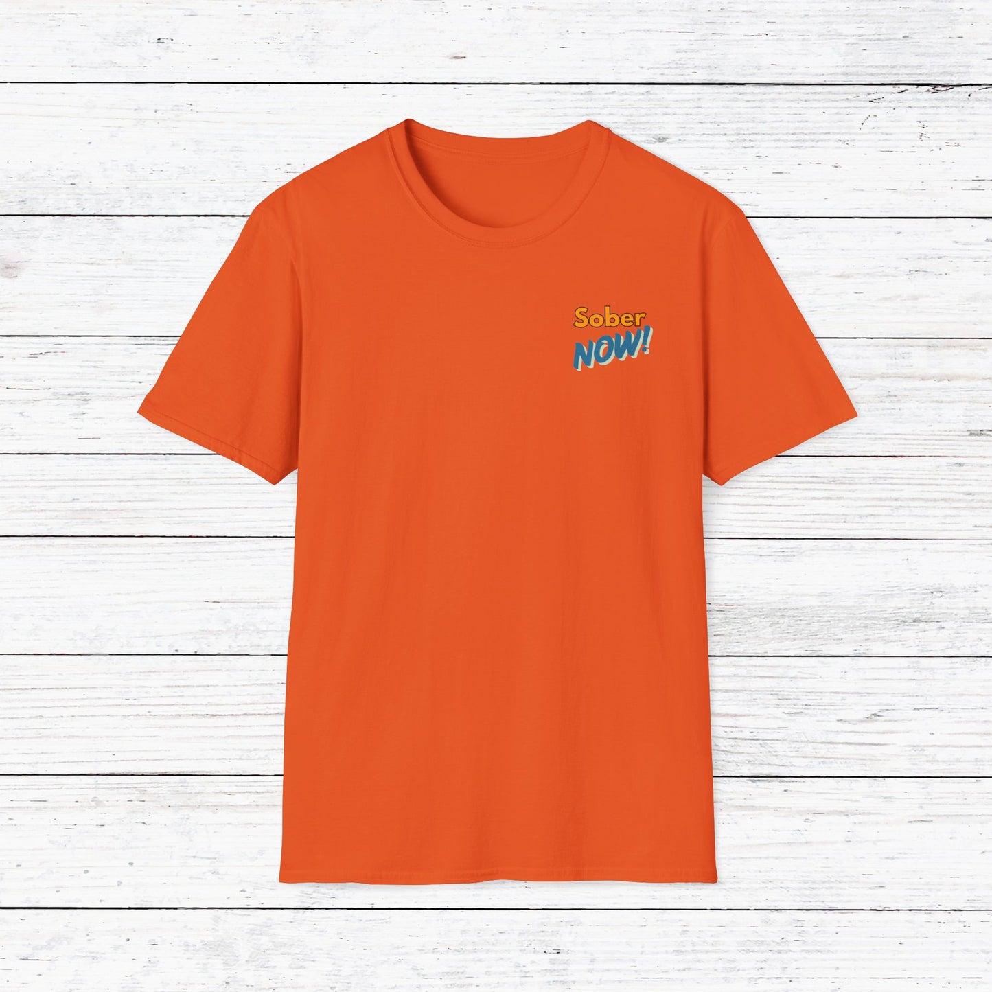 Sober Dad T-Shirt | Sober Now Graphic Tee | Sobriety Gift for Men | Recovery Shirt | Inspirational Sobriety Apparel | Clean & Sober Clothing
