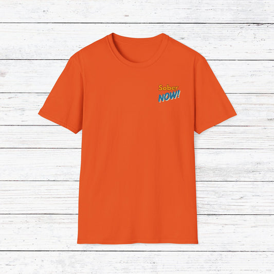 Sober Dad T-Shirt | Sober Now Graphic Tee | Sobriety Gift for Men | Recovery Shirt | Inspirational Sobriety Apparel | Clean & Sober Clothing