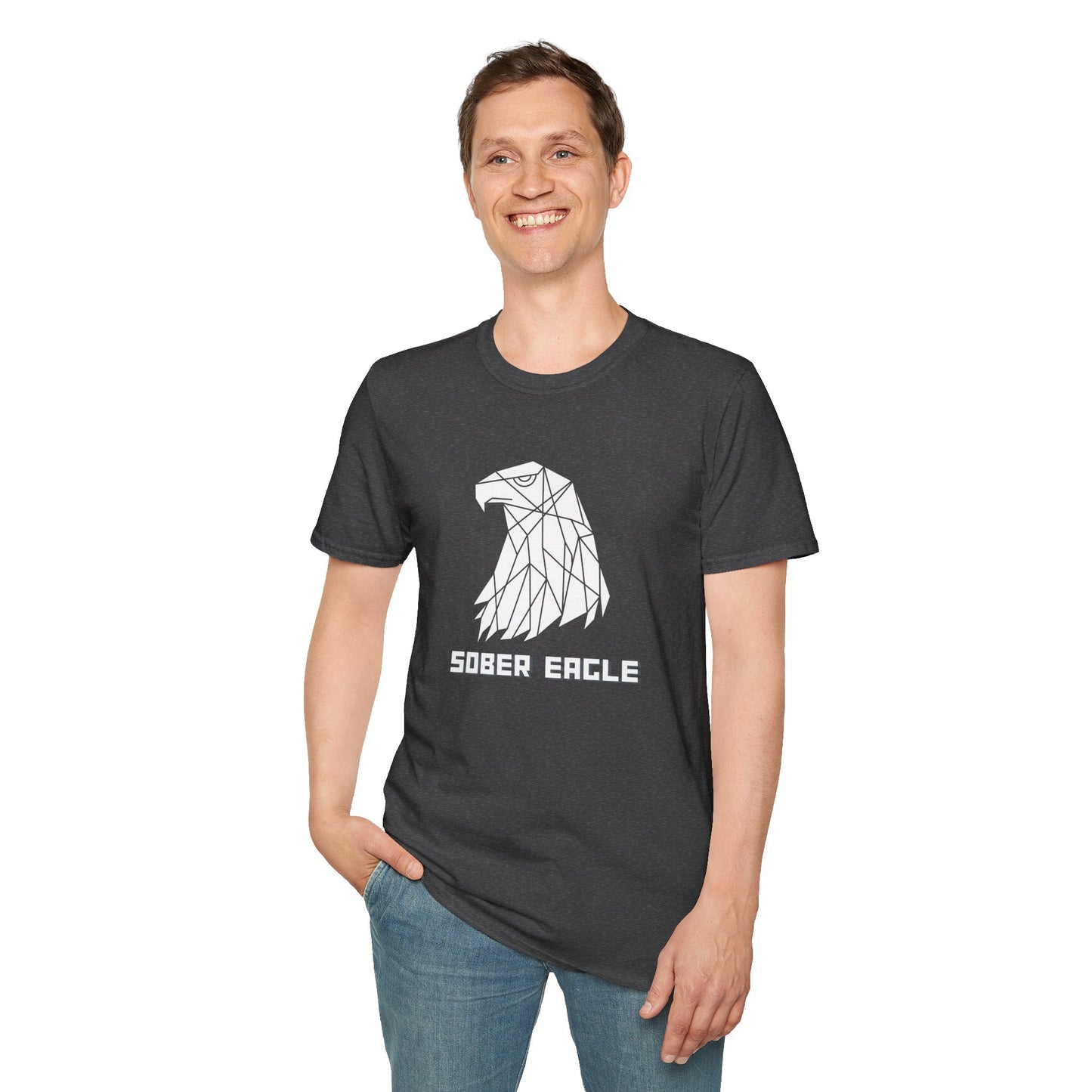 Sober Eagle T-Shirt – Inspirational Recovery Tee | Sobriety Gift for Men & Women | Motivational Graphic Shirt | Clean Living Apparel