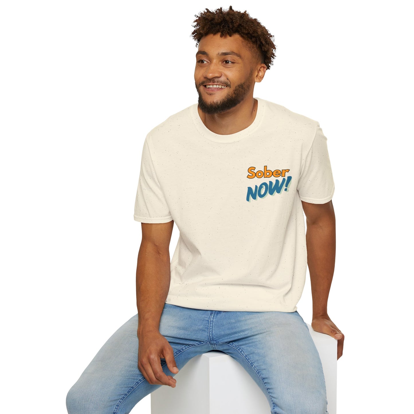 Sober Dad T-Shirt | Sober Now Graphic Tee | Sobriety Gift for Men | Recovery Shirt | Inspirational Sobriety Apparel | Clean & Sober Clothing