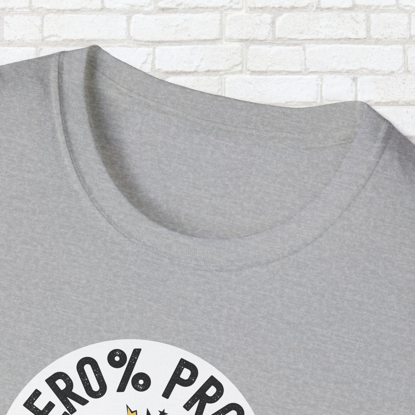 Maximum Power T-Shirt | Zero% Proof Unisex Tee | Cool Graphic T-Shirt for Everyday Wear | Gift for Friends | Casual Style for Any Occasion
