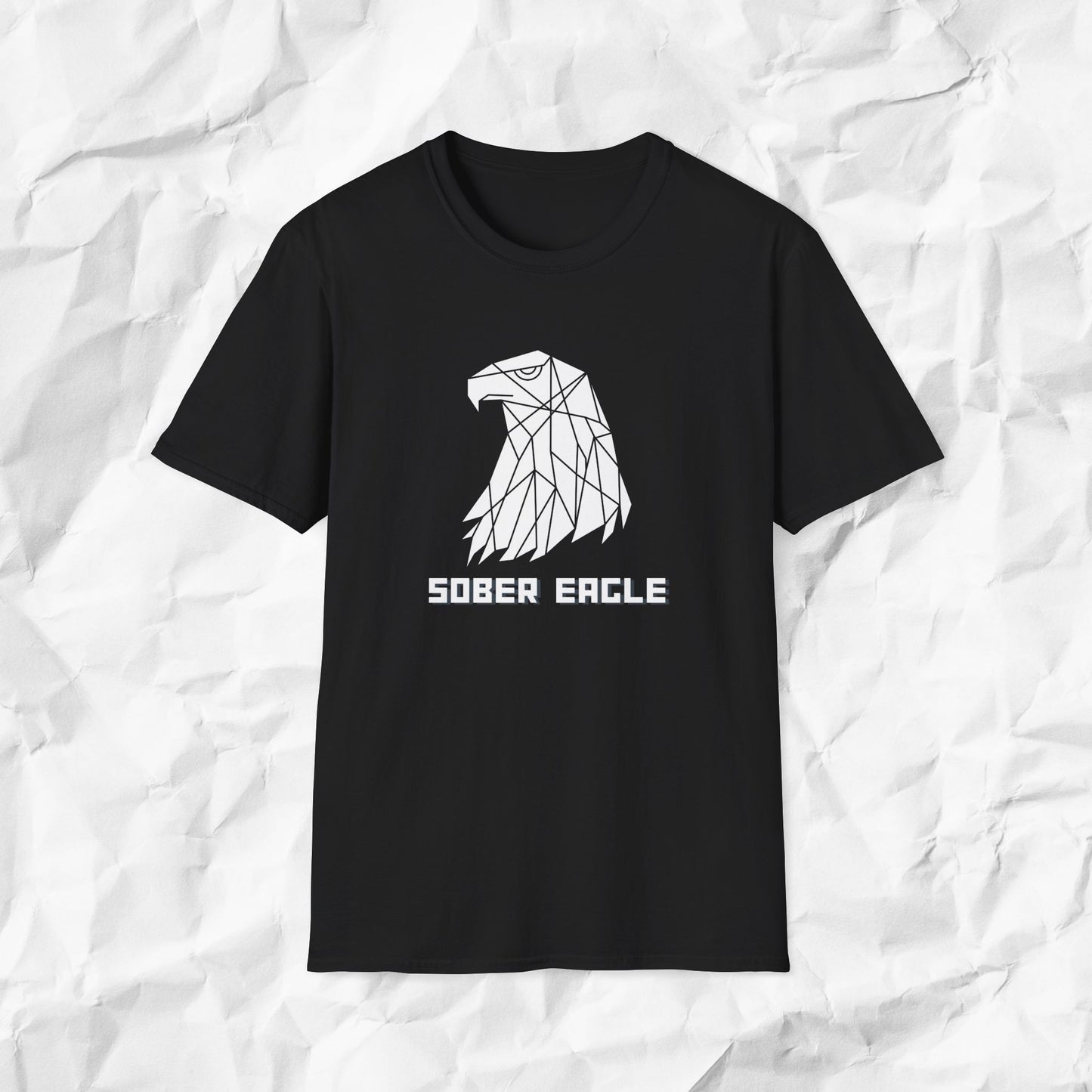Sober Eagle T-Shirt – Inspirational Recovery Tee | Sobriety Gift for Men & Women | Motivational Graphic Shirt | Clean Living Apparel