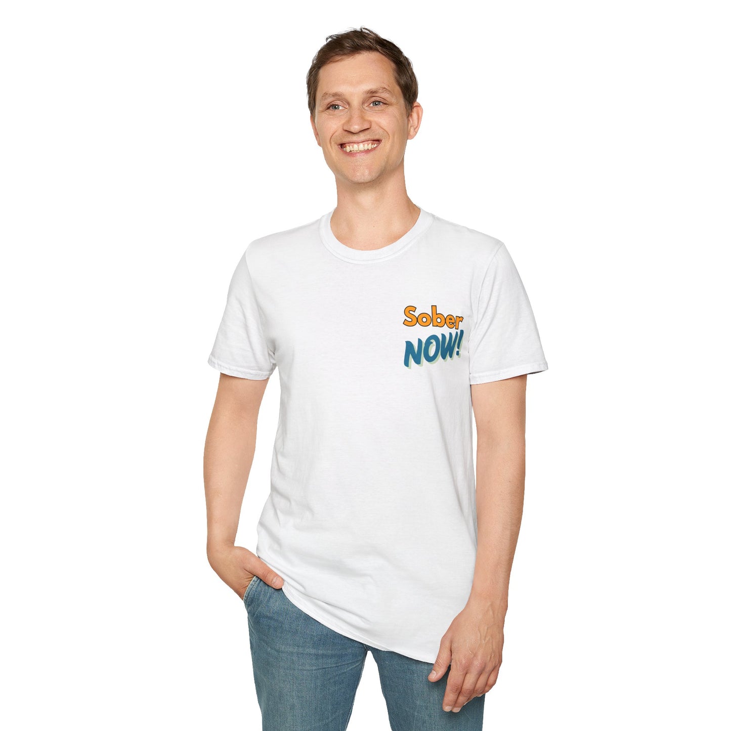 Sober Dad T-Shirt | Sober Now Graphic Tee | Sobriety Gift for Men | Recovery Shirt | Inspirational Sobriety Apparel | Clean & Sober Clothing