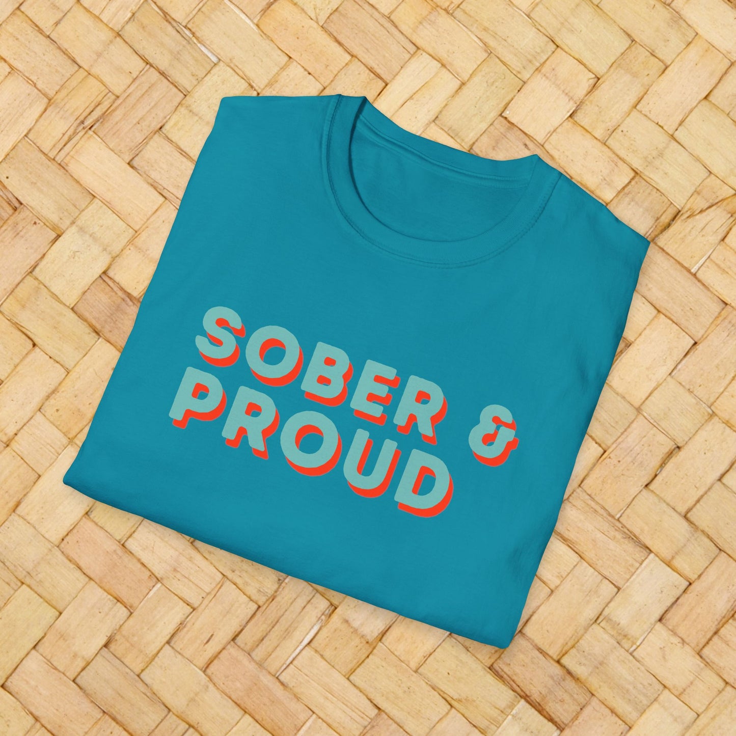 Sober & Proud Shirt – Inspirational Sobriety Tee | Recovery Gift | Clean Living T-Shirt | Sober Life Apparel | Proud to Be Sober