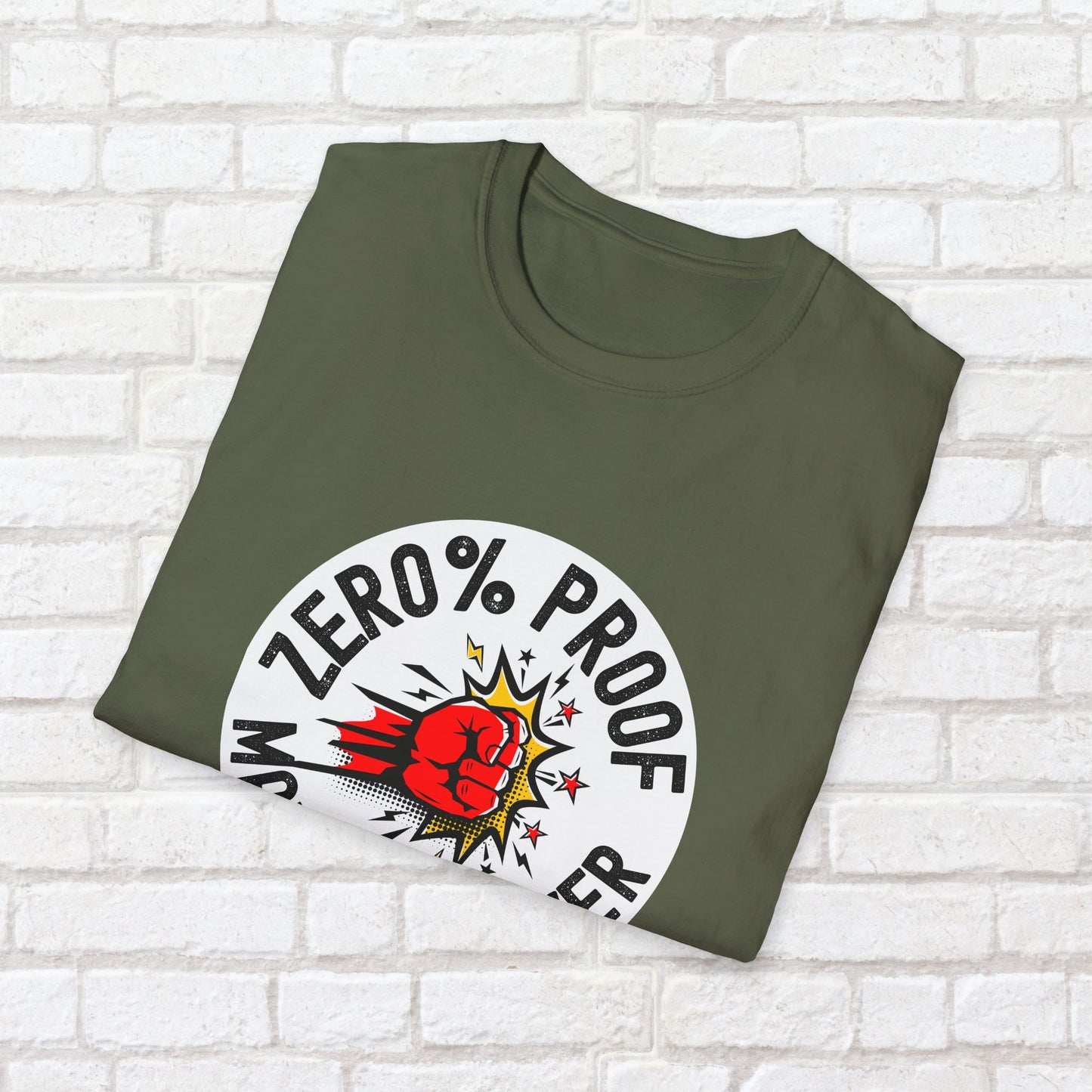 Maximum Power T-Shirt | Zero% Proof Unisex Tee | Cool Graphic T-Shirt for Everyday Wear | Gift for Friends | Casual Style for Any Occasion
